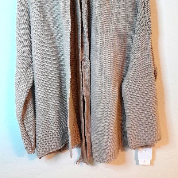 Commense open front Sweater with belt - Picture 4 of 4